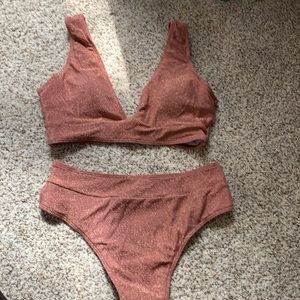 Glitter Swimsuit Set
